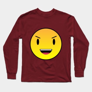 Troublemaker Emoji Long Sleeve T-Shirt